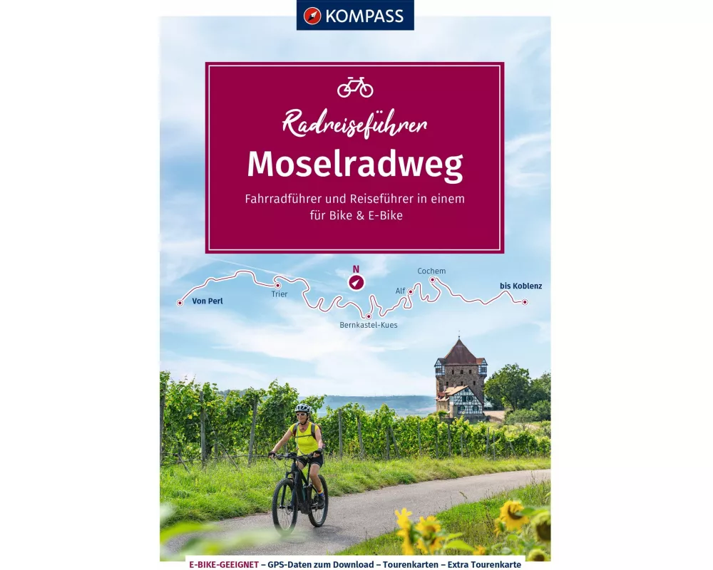 KOMPASS Radreiseführer Moselradweg