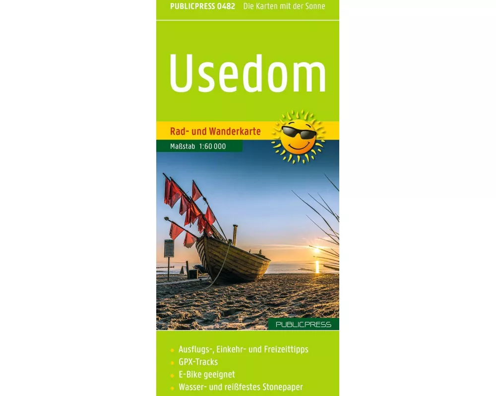 Publicpress Radkarte Usedom 1:60.000