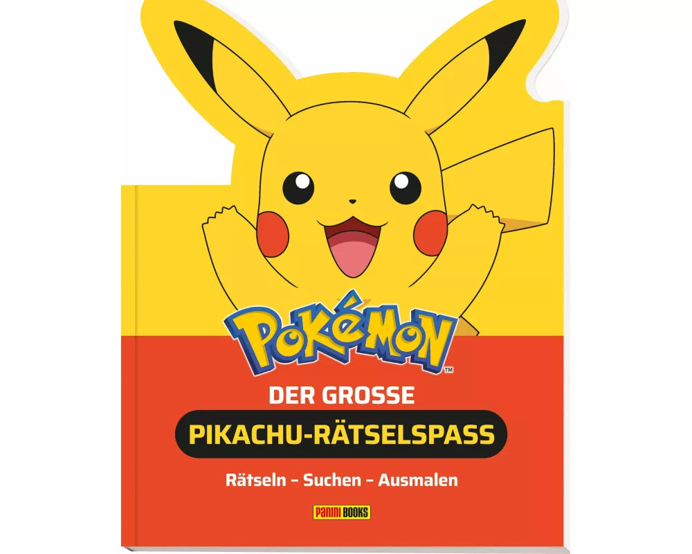 Pokémon: Der große Pikachu-Rätselspaß - Rätseln - Suchen - Ausmalen