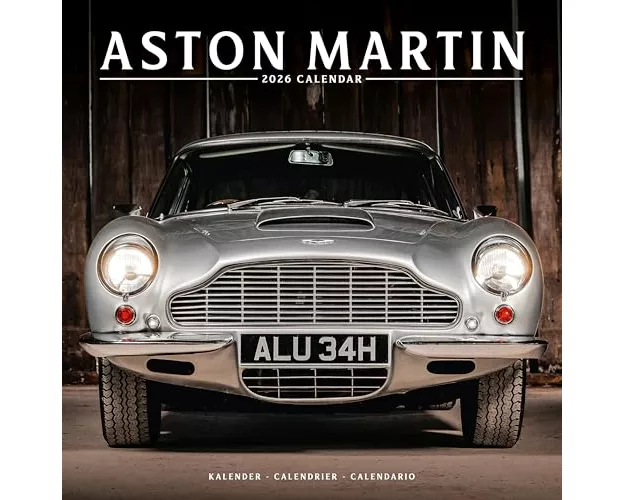 Aston Martin Calendar 2026 Square Car Wall Calendar - 16 Month