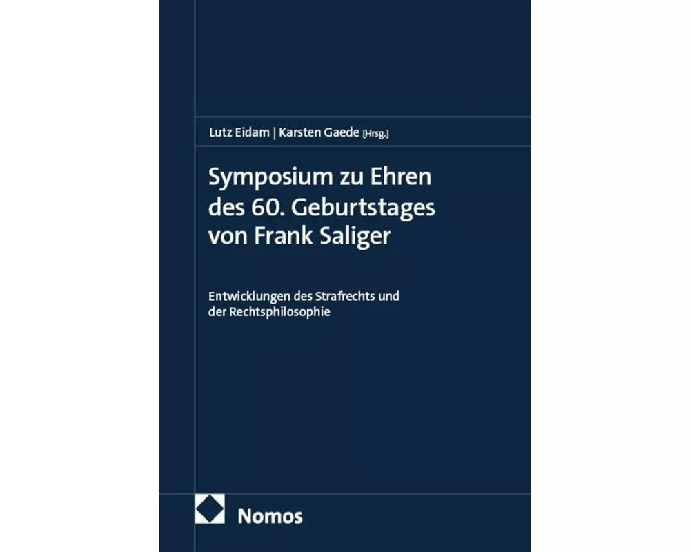 Symposium zu Ehren des 60. Geburtstages von Frank Saliger