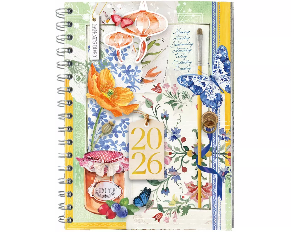 Daphne's Diary - Taschenkalender 2026