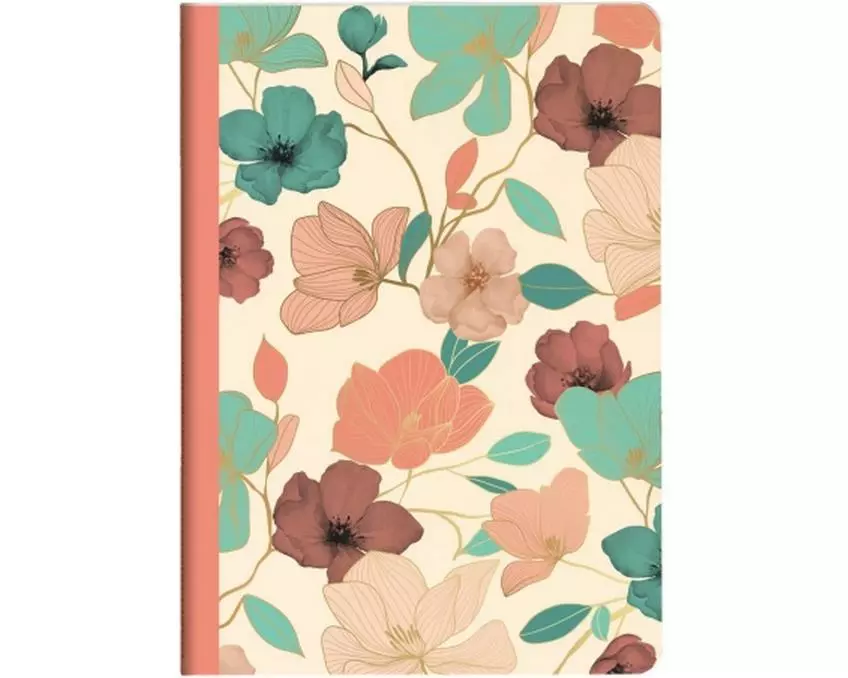 Clairefontaine Notizheft Gaia assortiert, A5, Liniert, Beige