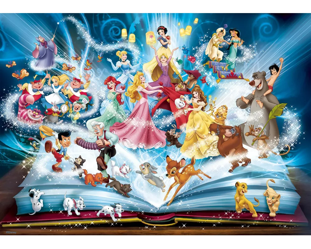 Erwachsenenpuzzle 1500 Teile - Disney's magisches Märchenbuch