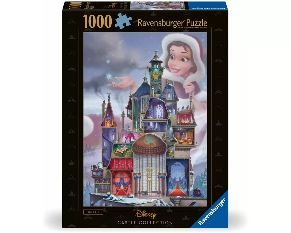 Erwachsenenpuzzle 1000 Teile - Disney Prinzessinnen - Disney Castles: Belle