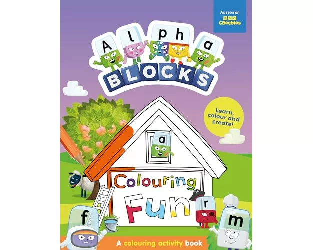 Alphablocks Colouring Fun: A Colouring Activity Book
