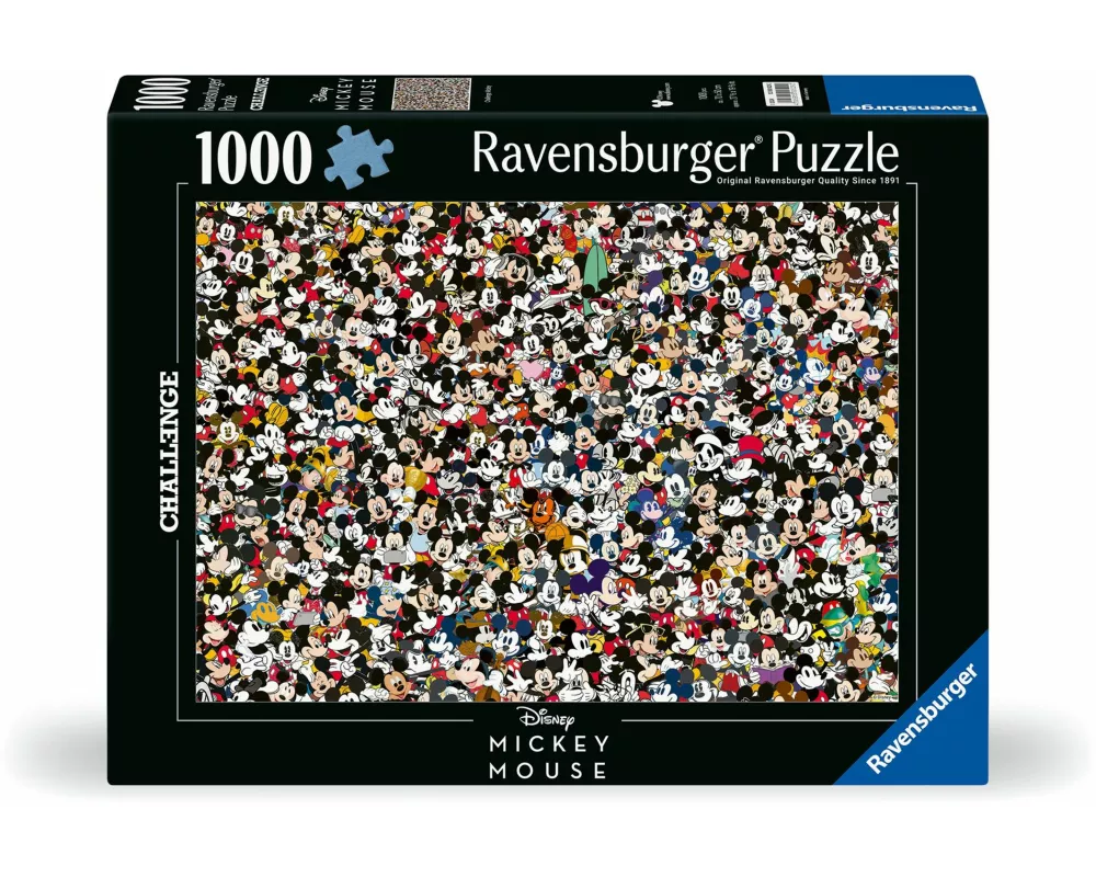 Erwachsenenpuzzle 1000 Teile - Disney Micky Maus - Challenge