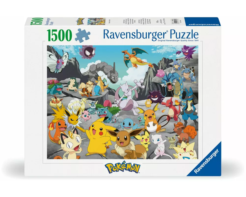 Erwachsenenpuzzle 1500 Teile - Pokémon Classics