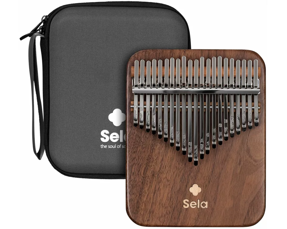 Sela Kalimba 21 Black Walnut Solid