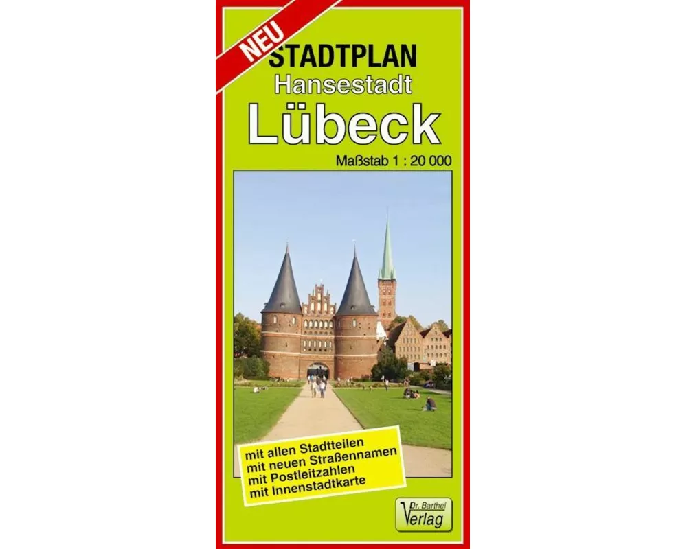 Stadtplan Hansestadt Lübeck 1:20 000