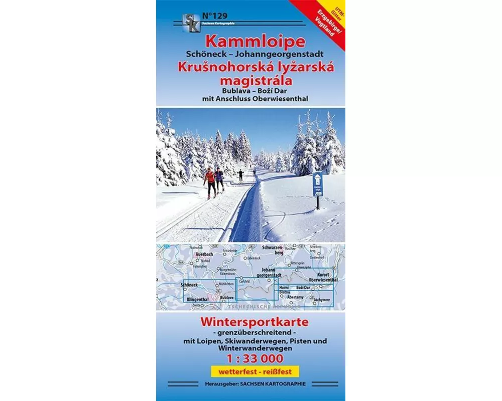 Kammloipe Schöneck-Johanngeorgenstadt / Krusnohorska lyzarska magistrala
