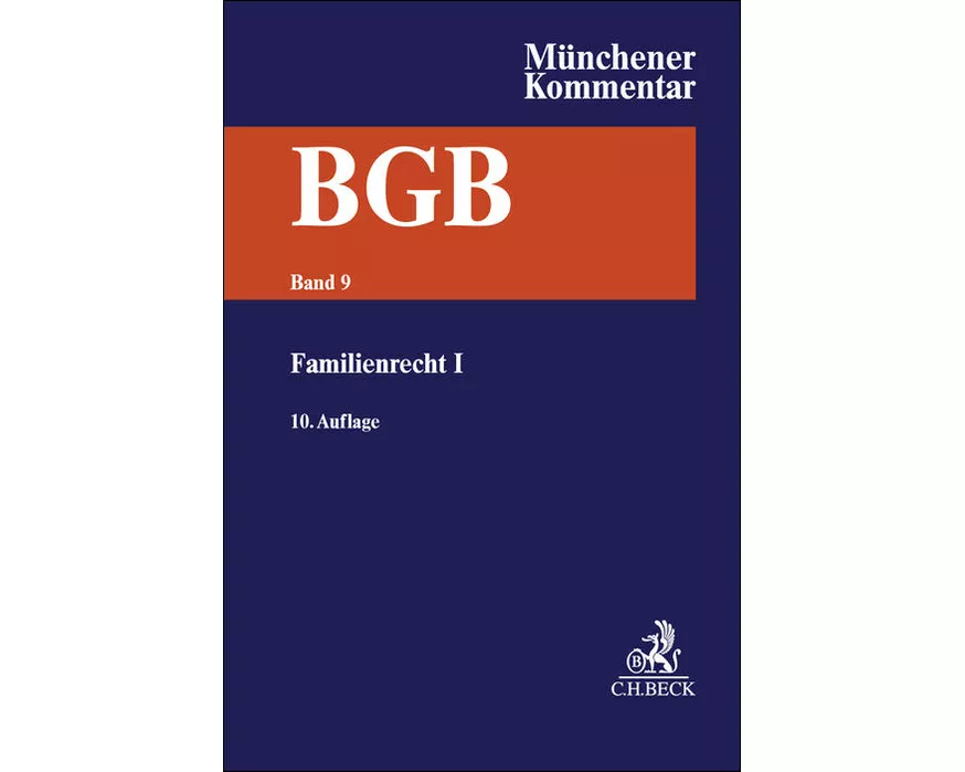 Münchener Kommentar zum Bürgerlichen Gesetzbuch Bd. 9: Familienrecht I, §§ 1297-1588, Versorgungsausgleichsgesetz, Gewaltschutzgesetz, Lebenspartnersc