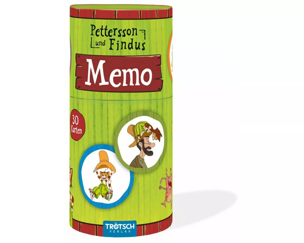 Trötsch Pettersson und Findus Memo Spiel