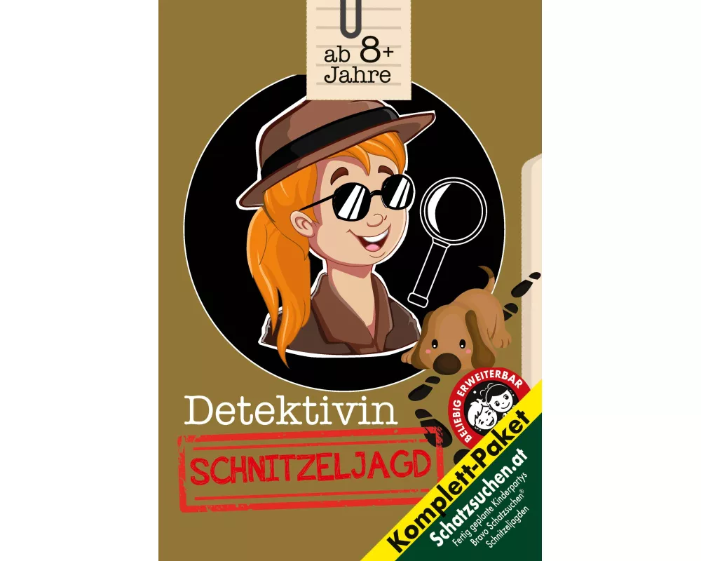 Detektivinnen Schnitzeljagd Schatzsuche Mädchen Kindergeburtstag ab 8 Jahre (Grundschüler)
