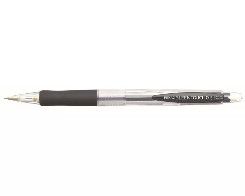 Penac Minenbleistift Sleek Touch 0.5 mm, Schwarz/Transparent
