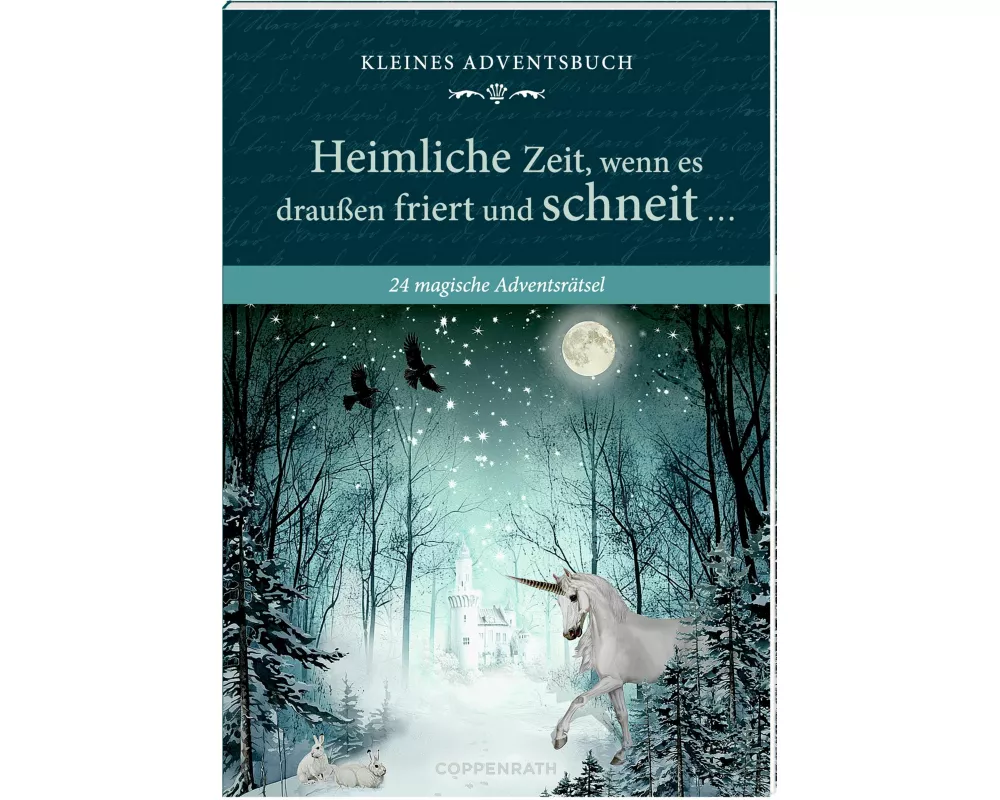Adventskalenderbuch mit Türchen - Heimliche Zeit, wenn es draußen friert und schneit