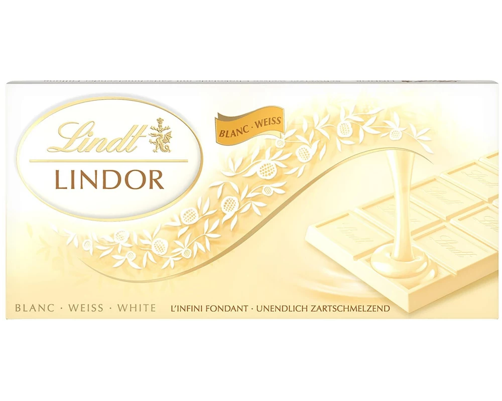 Lindt Tafelschokolade Lindor Weiss 100 g