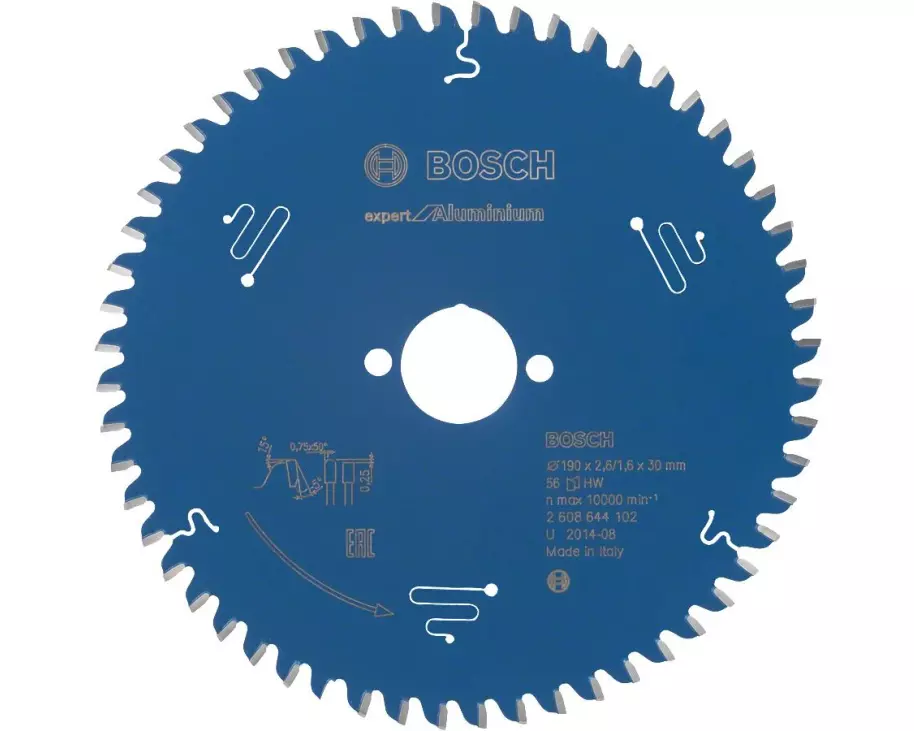 Bosch Professional Kreissägeblatt Expert for Aluminium Ø 190