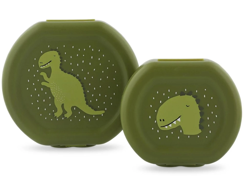 Trixie Lunchbox Dino 2er Set, Grün