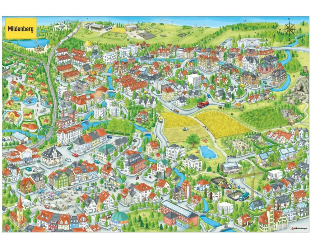 Poster - Eine Ansicht von Mildenberg