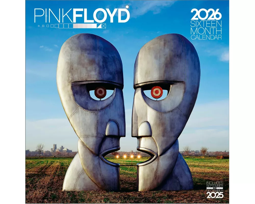 Pyramid - PINK FLOYD 2026 – Broschürenkalender 30×30 cm mit ikonischen Artworks & Albumcovern („The Dark Side of the Moon“, „Wish You Were Here“) – Ka