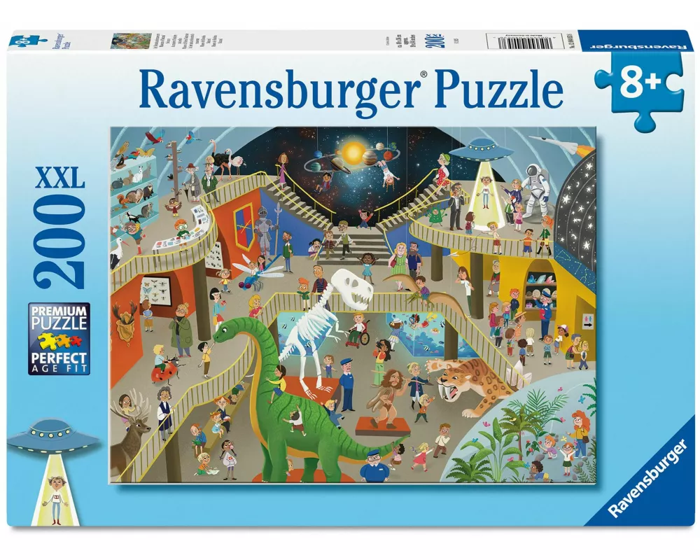 Kinderpuzzle 200 XXL Teile - Im Naturkundemuseum