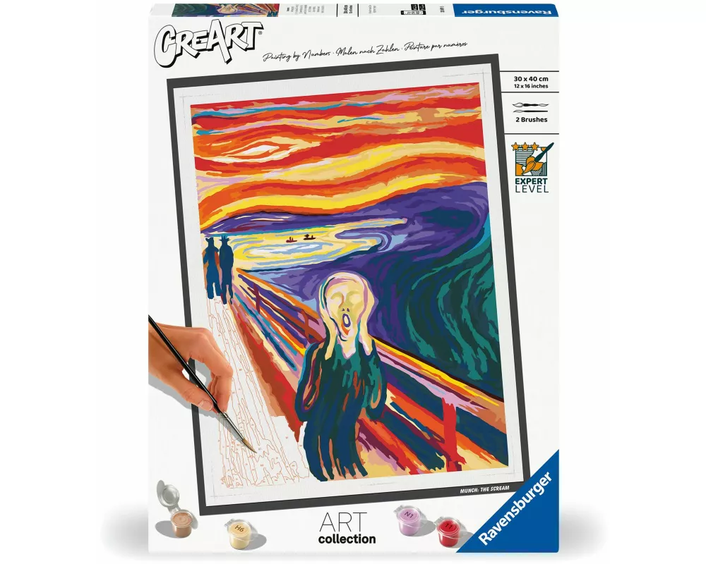 CreArt, Malen nach Zahlen Art Collection - Der Schrei (Munch)