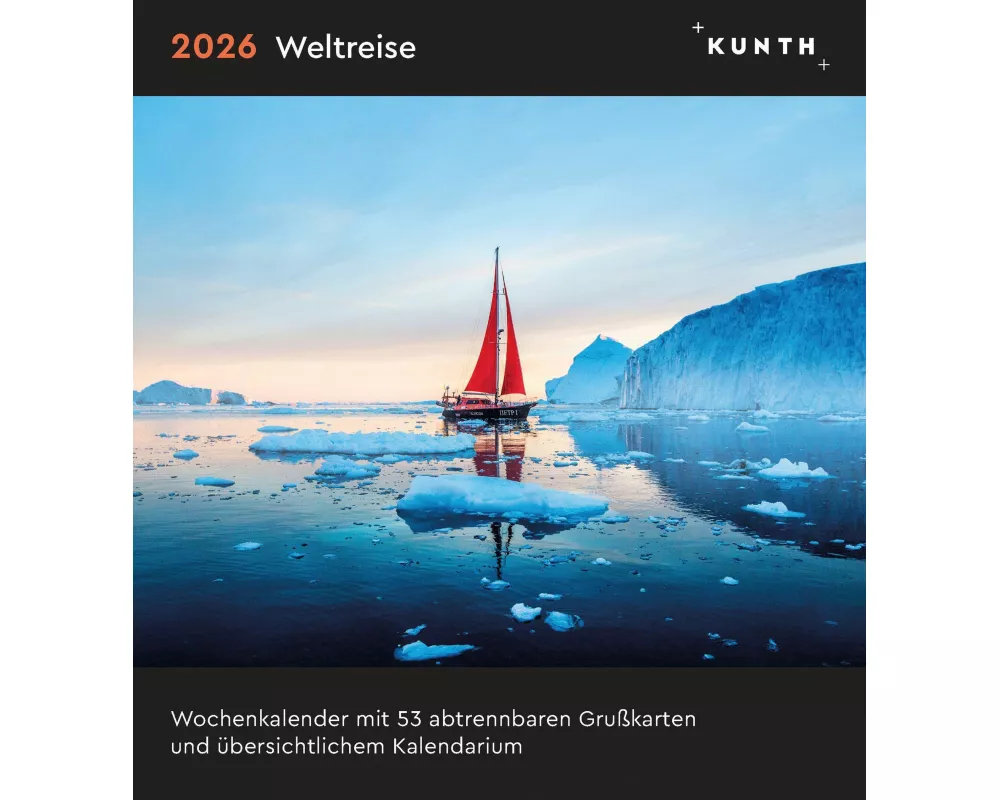 Weltreise - KUNTH Postkartenkalender 2026
