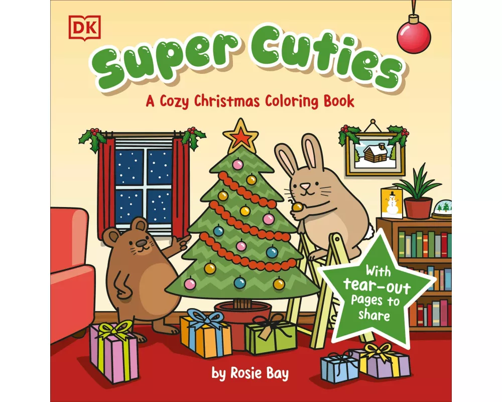 Super Cuties: A Cozy Christmas Coloring Book