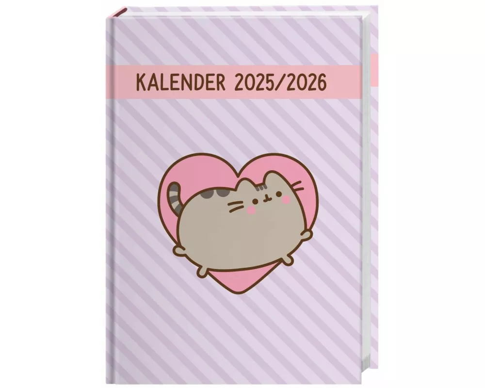 Pusheen 17-Monats-Kalenderbuch A5 2026 - 17 Monate. Von August 2025 bis Dezember 2026