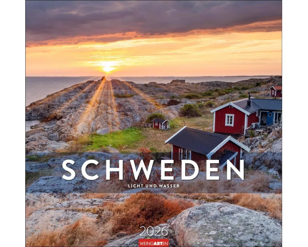 Schweden Kalender 2026 - Licht und Wasser