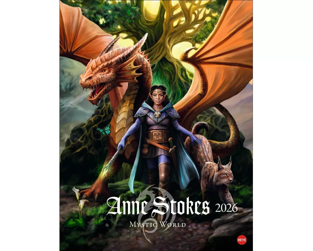 Anne Stokes: Mystic World Posterkalender 2026