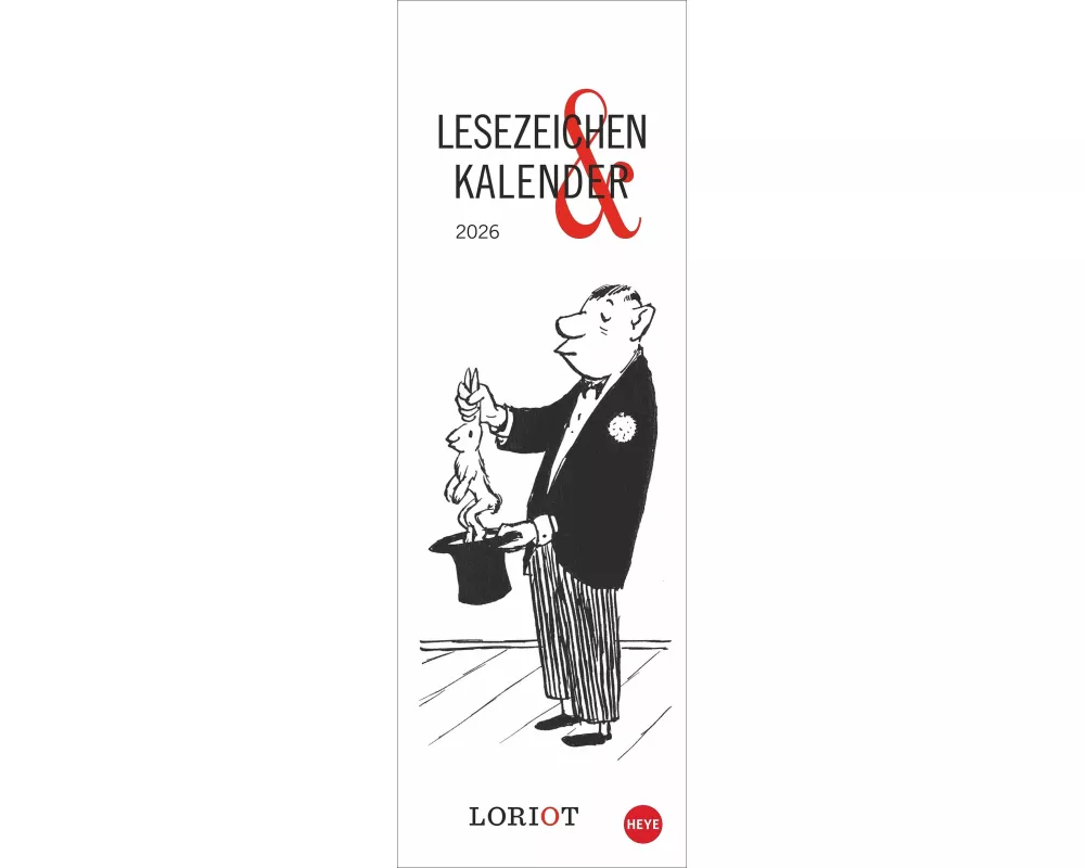 Loriot Lesezeichen & Kalender 2026