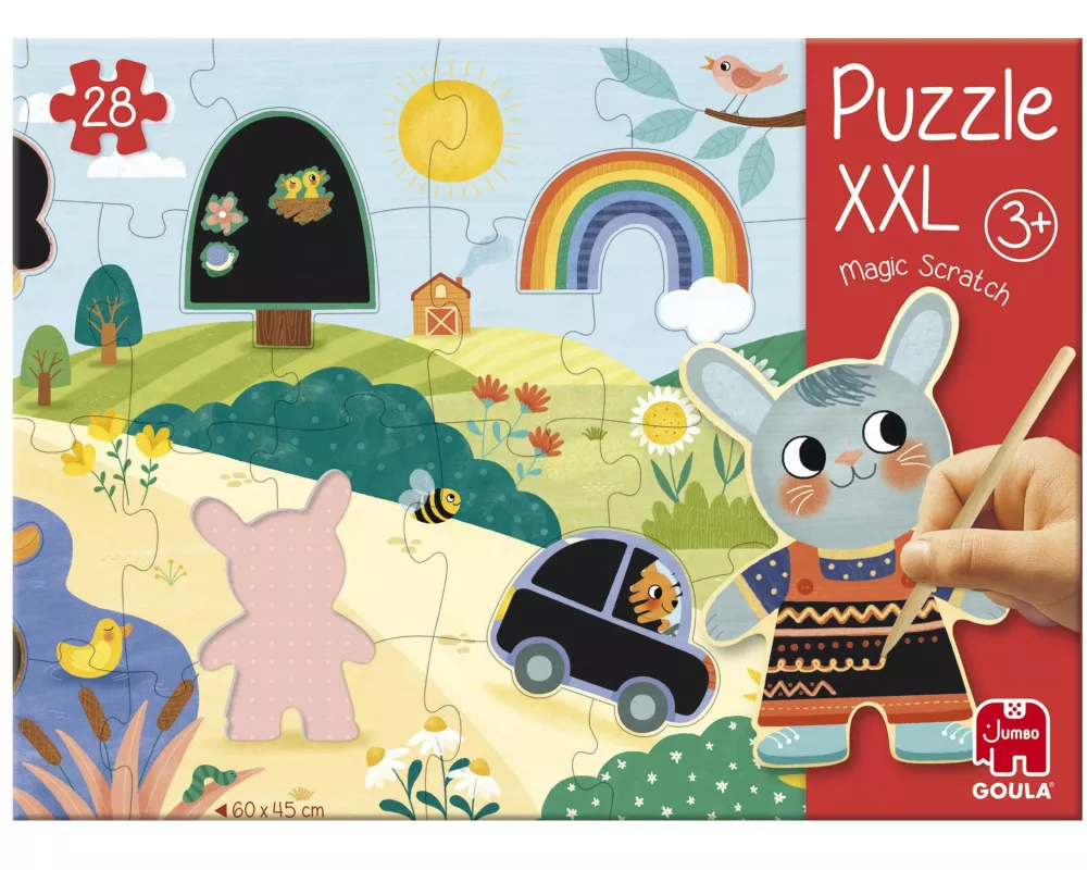 Zauber-Kratz-Puzzle XXL