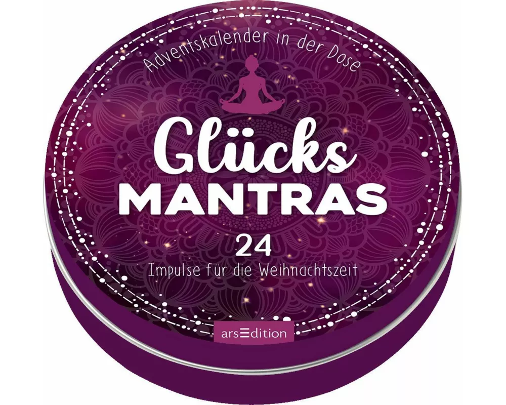 Adventskalender in der Dose. Glücksmantras