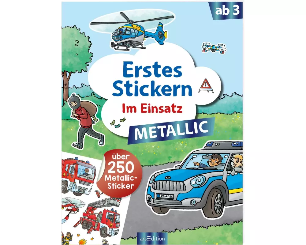Erstes Stickern Metallic – Im Einsatz