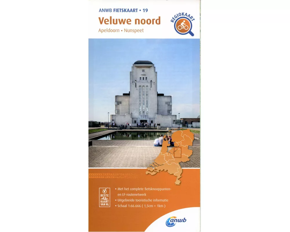 Veluwe noord (Apeldoorn / Nunspeet) 1 : 66 000