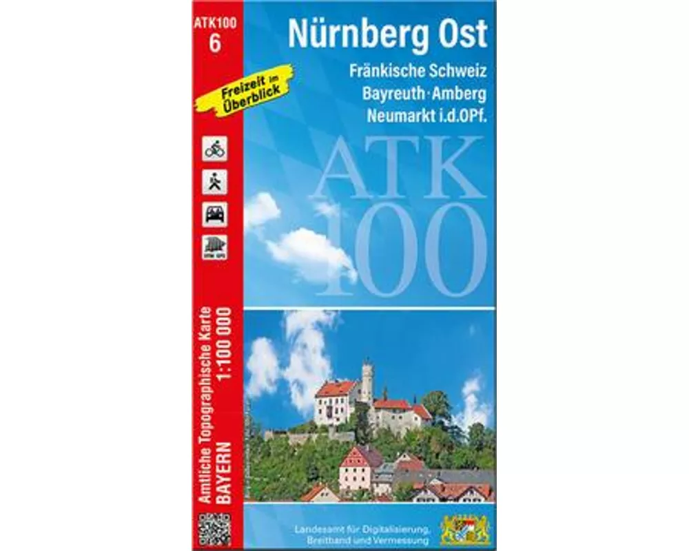 ATK100-6 Nürnberg Ost (Amtliche Topographische Karte 1:100000)