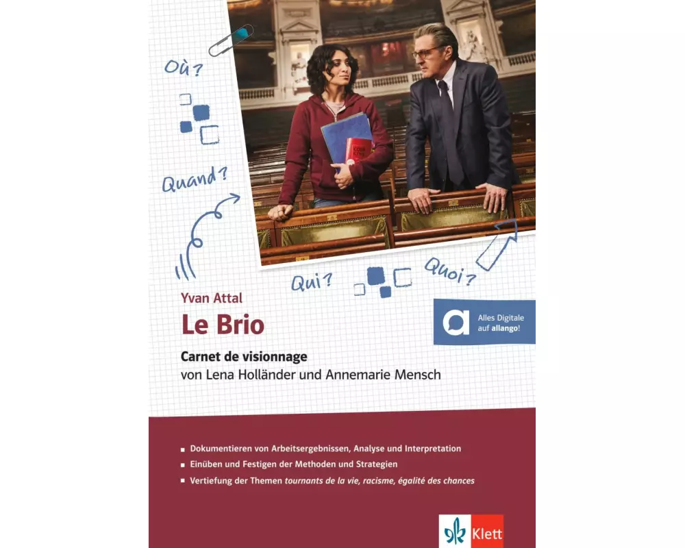 Le Brio. Filmtagebuch für Schülerinnen und Schüler
