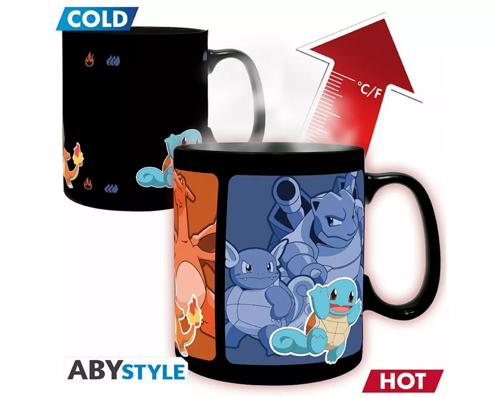POKEMON - Mug Heat Change - 460 ml - Evolve - cardboard box