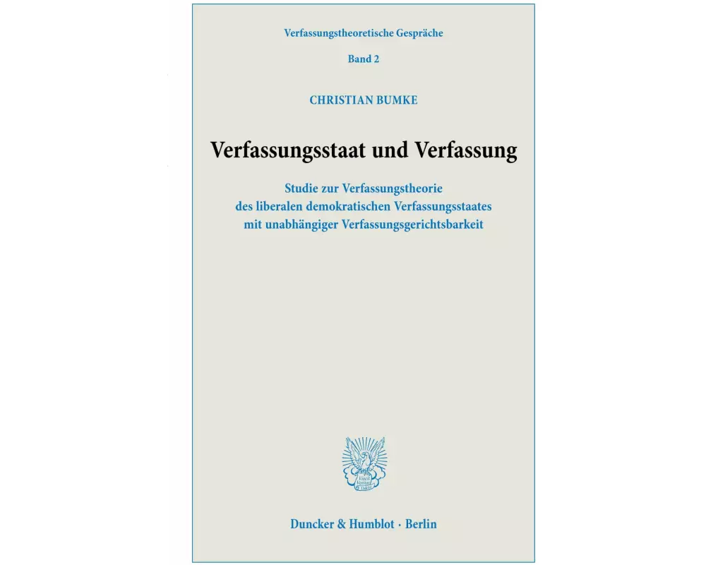 Verfassungsstaat und Verfassung