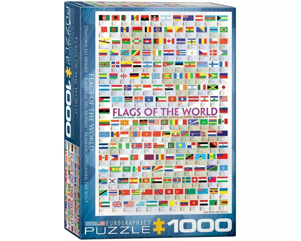 Puzzle 1000 Teile - Flags of the World