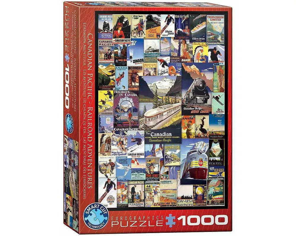 Puzzle 1000 Teile - Railroad Adventures