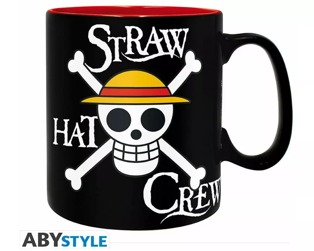 ONE PIECE - Mug - 460 ml - Luffy & Skull - cardboard box