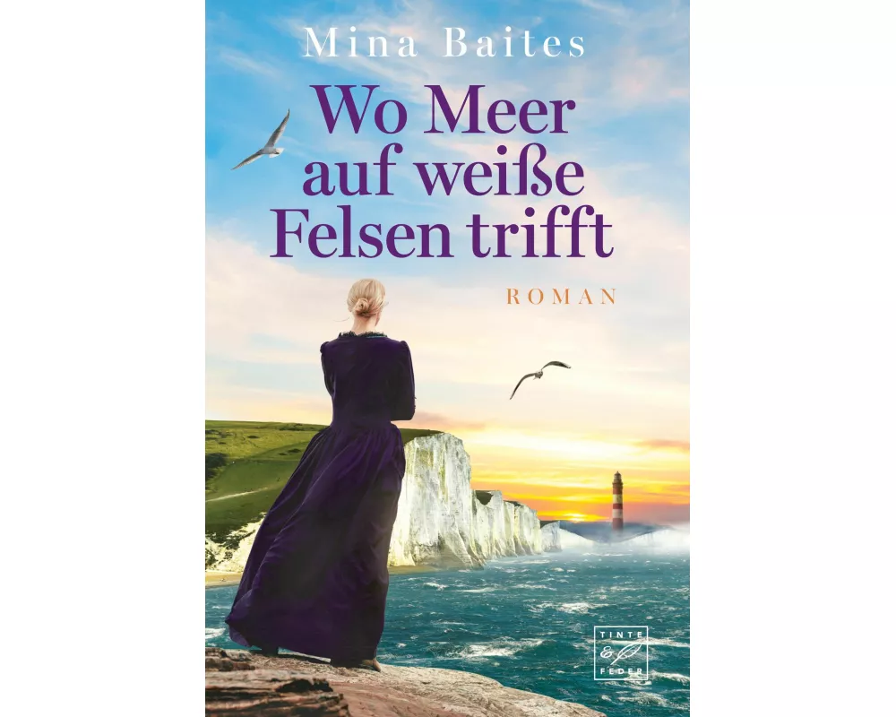 Wo Meer auf weiße Felsen trifft