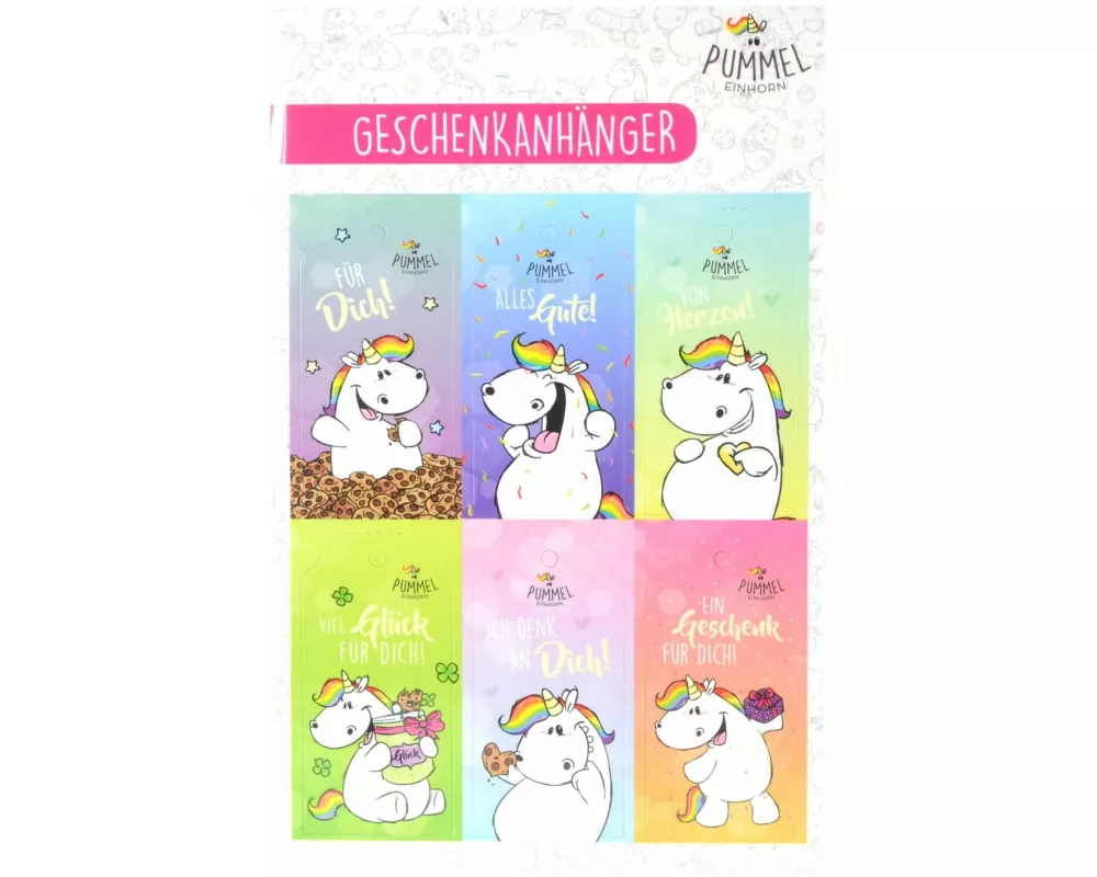 gift tag - xSet of 24pcs./6 designs