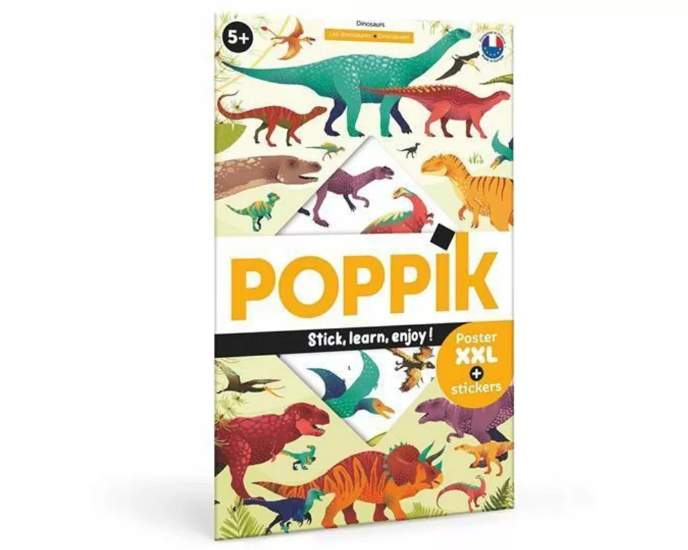 POPPIK - Lernposter & Sticker Dinosaurier