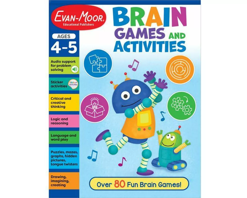 Brain Games and Activities, Ages 4-5