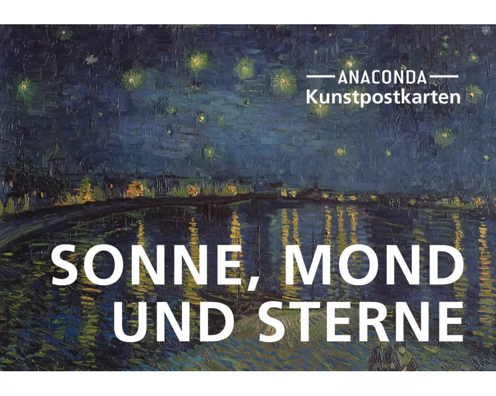 Postkarten-Set Sonne, Mond und Sterne