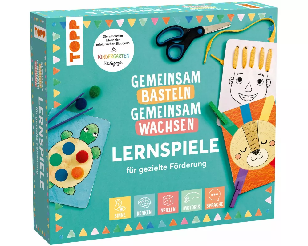Gemeinsam basteln, gemeinsam wachsen - Lernspiel-Box für gezielte Förderung